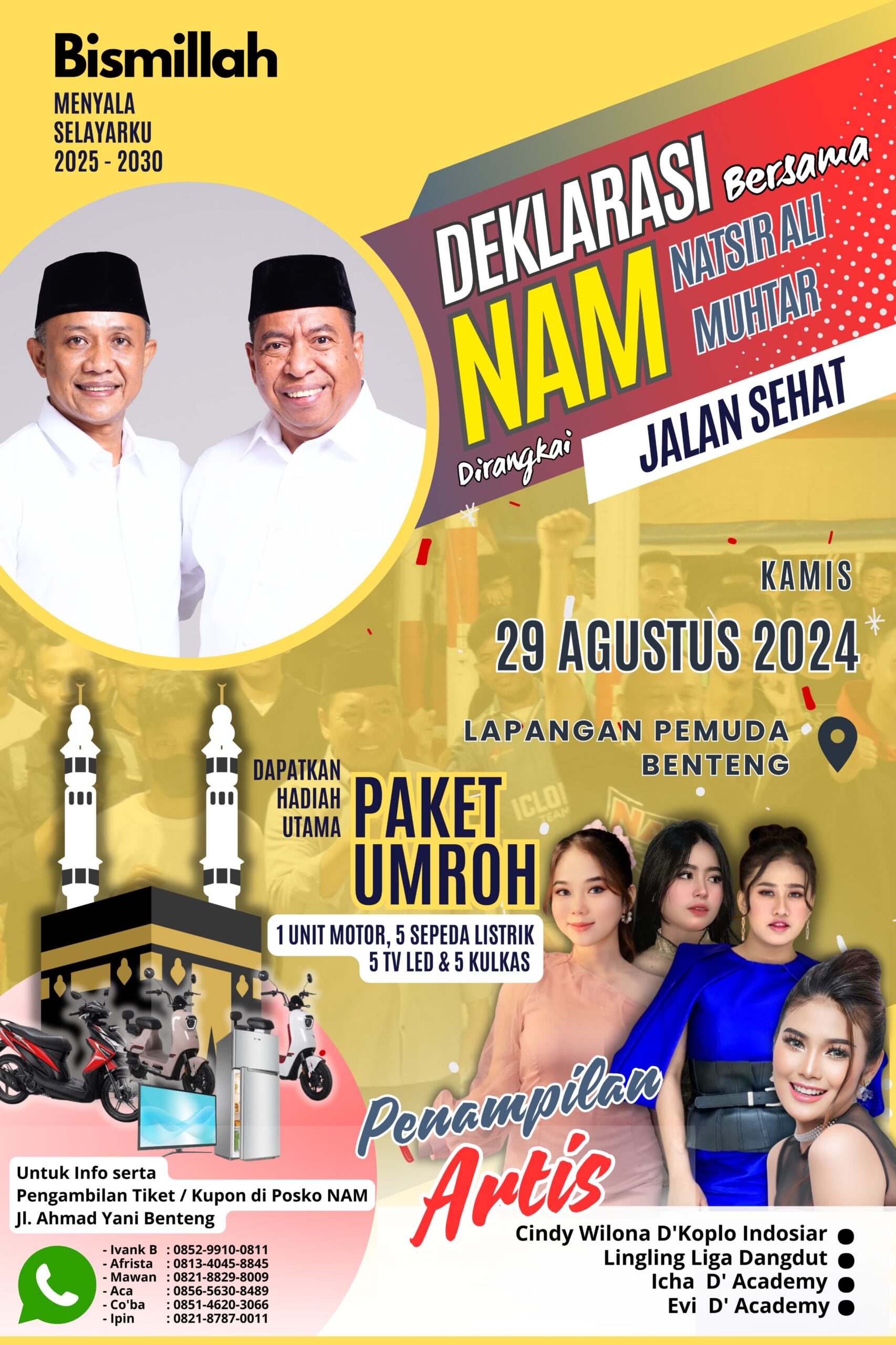 Deklarasi Natsir Ali Muhtar di Lapangan Pemuda Benteng Selayar