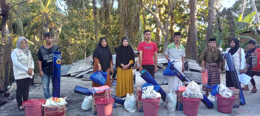 Korban Kebakaran Desa Bukit Timur Tonggona Kecamatan Buki Kabupaten Selayar